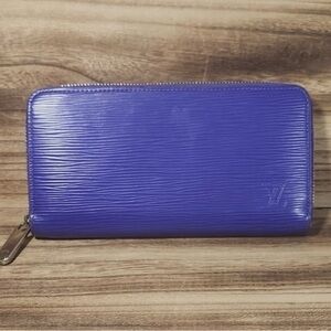 Louis Vuitton Purple Epi Leather Wallet